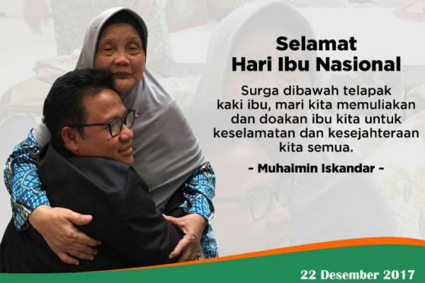 Cak Imin: Mandat Masa Depan Bangsa Dipundak Ibu