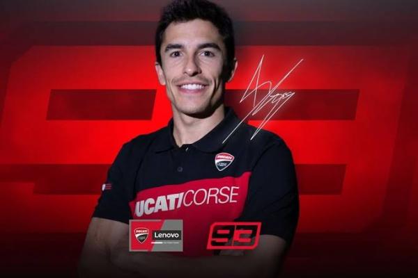Marc Marquez Resmi Gabung Ducati Lenovo Musim Depan