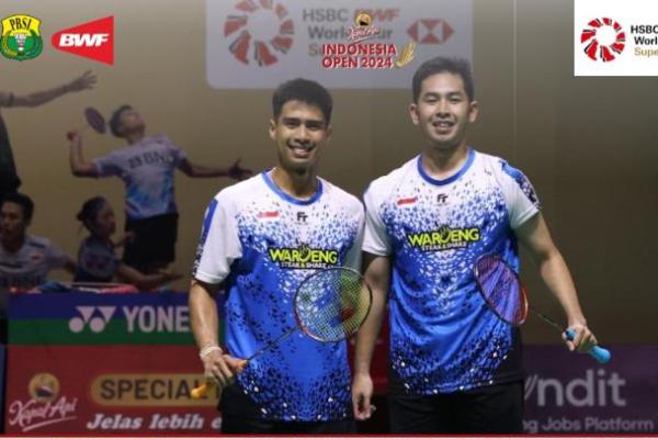 Sabar/Reza Target Tembus 20 Besar Dunia Usai ke Semifinal Indonesia Open 2024