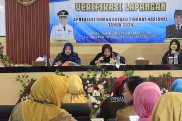 Desa Caringin Tangerang Wakili Banten dalam Apresiasi Rumah Dataku Tingkat Nasional