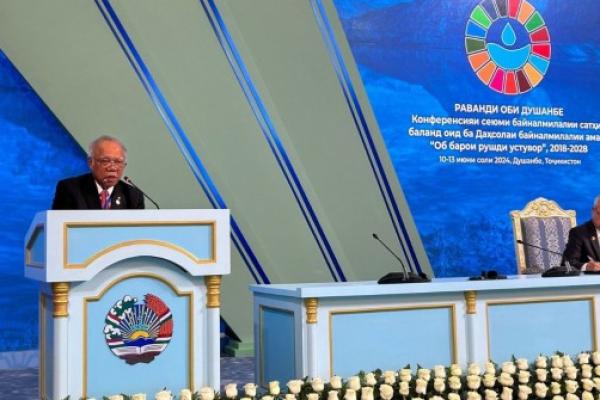 Di Forum Dushanbe Water Conference, Indonesia Ajak Kolaborasi Jaga Ketahanan Air Global