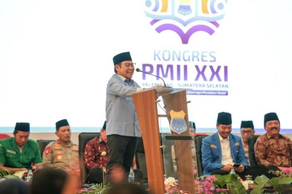 Pesan Ketua Mabinas PMII Gus Imin pada Kongres PMII XXI Palembang