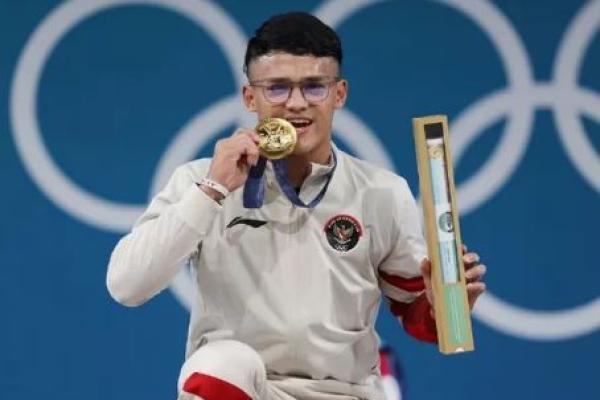 Tambah Medali Emas untuk Indonesia, Rizki Juniansyah Cetak Rekor di Olimpiade Paris