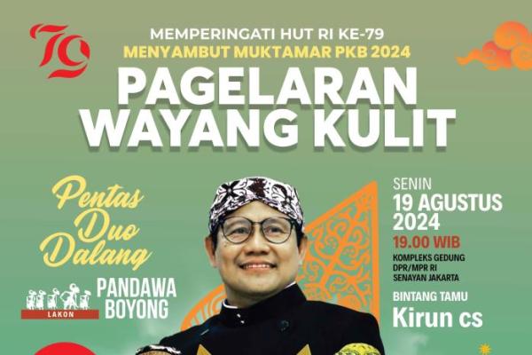 Jelang Muktamar, PKB Ajak Masyarakat Nonton Wayangan Lakon Pandawa Boyong