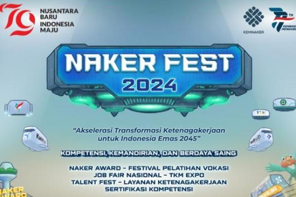 Lewat Naker Fest 2024, Pemerintah Fasilitasi 110.000 Lowongan Kerja