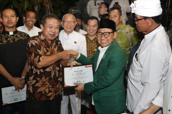 Gus Imin Dinobatkan sebagai Bapak Toleransi Penjaga Pancasila