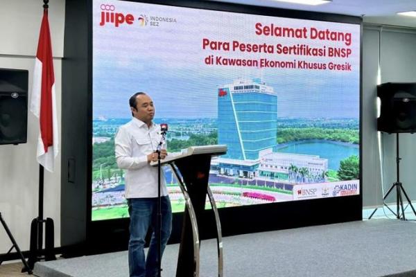 BNSP Sertifikasi Kompetensi Tenaga Kerja KEK Jiipe Gresik