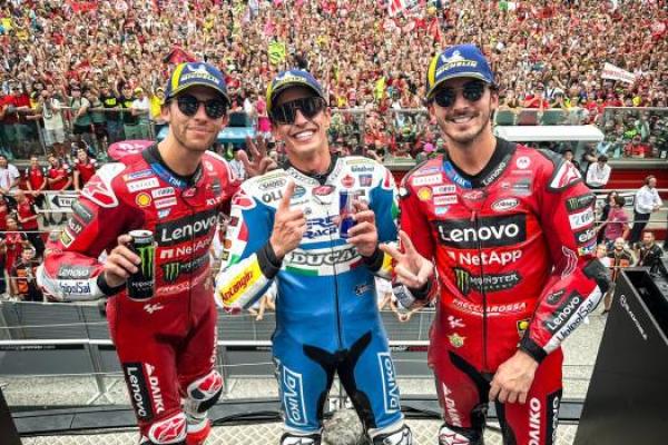 Marc Marquez Juara MotoGP San Marino 2024, Jorge Martin Finis ke-15