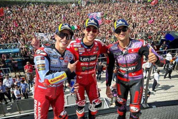 Sengit! Salip Jorge Martin Jelang Finis, Bastianini Juara MotoGP Emilia Romagna 2024