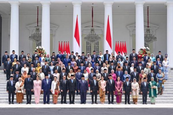 Nama-nama Menteri yang Dilantik Prabowo Subianto