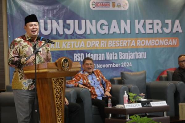 Kunjungi RSDI Banjarbaru, Cucun Ingatkan Optimalisasi Pelayanan