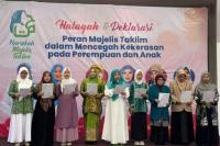 Poin-poin Deklarasi Majelis Taklim dalam Mencegah Kekerasan pada Perempuan dan Anak