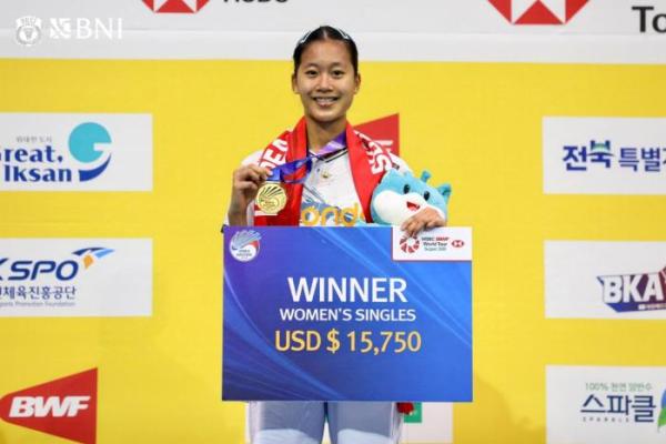 Putri KW Juara Korea Masters 2024, Dejan/Gloria Runner Up