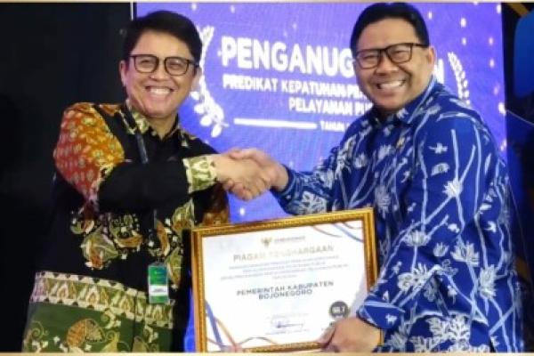 Pemkab Bojonegoro Raih Predikat ke-5 Soal Kepatuhan Pelayanan Publik 2024