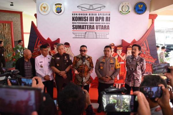 Komisi III DPR Apresiasi Polda Sumut Berantas Jud1 Online