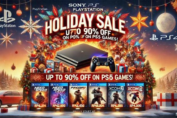 Holiday Sale, Diskon Game PS4 dan PS5 hingga 90%,