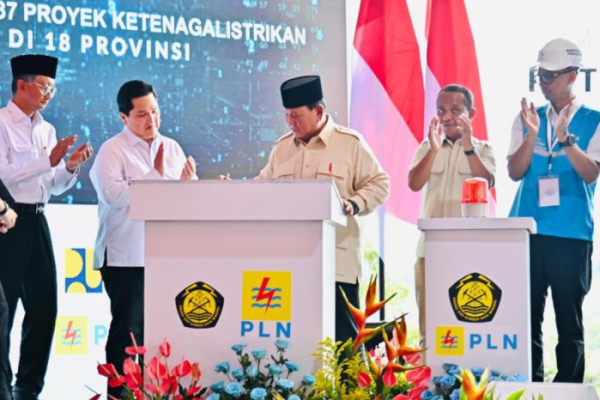 Presiden Prabowo Resmikan 37 Proyek Strategis Ketenagalistrikan