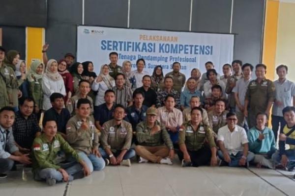 Usai Jambi dan Bengkulu, LSP Pro DB Kembali Sertifikasi 308 TPP Sumsel