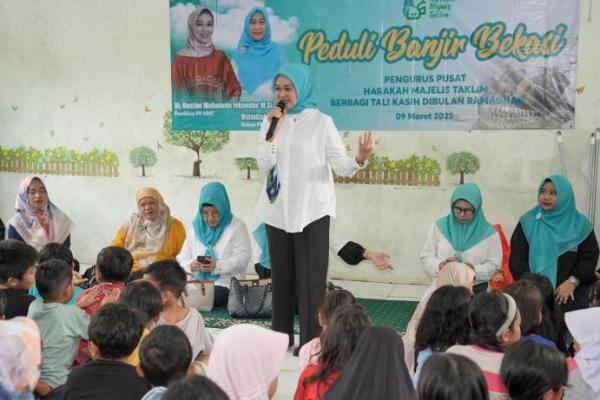 HMT Gelar Aksi Sosial di Bekasi, Salurkan Paket Seragam Sekolah dan Alat Tulis